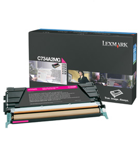 Lexmark C734A2MG, original, magenta, Toner Lexmark C734A2MG, original, magenta, Toner