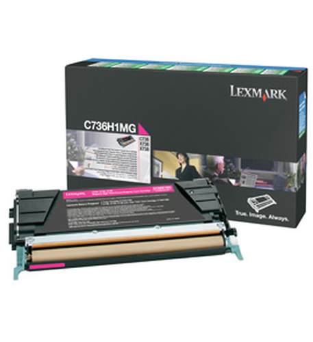 Lexmark C736H1MG, original, magenta Lexmark C736H1MG, original, magenta