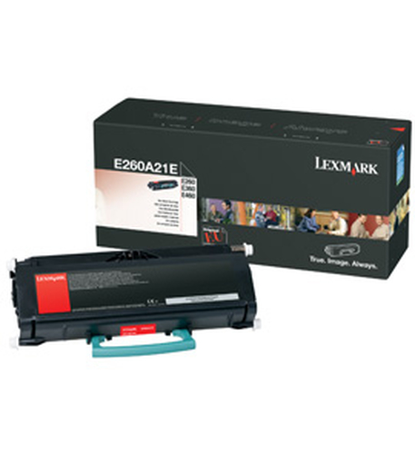 Lexmark E260A21E&comma; original&comma; schwarz&comma; Toner