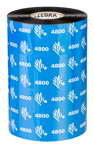Zebra 4800 Performance Resin Thermoband 450 m Schwarz Zebra 4800 Performance Resin Thermoband 450 m Schwarz