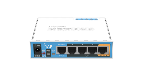 Mikrotik hAP&comma; PoE&comma; wei&szlig;&comma; Access Point