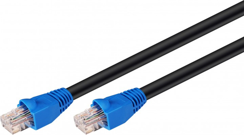 15m Patchkabel Cat6, U/UTP, schwarz, Goobay 15m Patchkabel Cat6, U/UTP, schwarz, Goobay