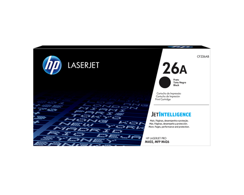 HP 26A Black Original LaserJet Toner Cartridge, schwarz, LED HP 26A Black Original LaserJet Toner Cartridge, schwarz, LED