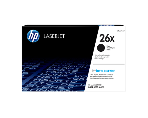 HP 26X High Yield Black Original LaserJet Toner Cartridge&comma; schwarz&comma; LED