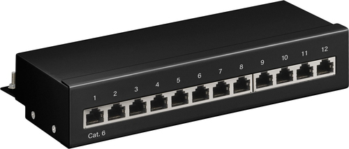 CAT 6 Mini/Desktop Patch Panel, 12 Port, CAT 6 Mini/Desktop Patch Panel, 12 Port,