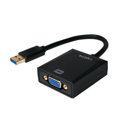 LogiLink UA0231 USB-Grafikadapter 1920 x 1080 Pixel Schwarz