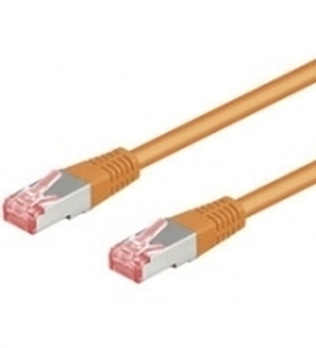 50m Patchkabel&comma; orange&comma; Goobay