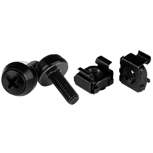 StarTech.com 50er-Pack M5 12mm Schrauben, Käfigmuttern und Werkzeug für 19 und 10 Zoll Serverracks, Netzwerkschränke und Gehäuse, Schwarz, TAA StarTech.com 50er-Pack M5 12mm Schrauben, Käfigmuttern und Werkzeug für 19 und 10 Zoll Serverracks, Netzwerkschränke und Gehäuse, Schwarz, TAA