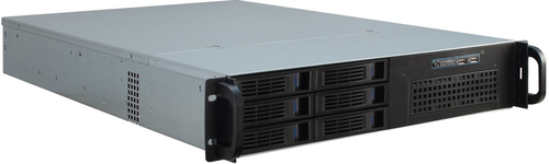 Inter-Tech IPC 2U-2406&comma; Rack&comma; schwarz&comma; silber
