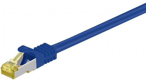 7&comma;5m Patchkabel Cat7&comma; S&sol;FTP&comma; blau&comma; Kupfer&comma; Goobay