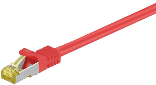 30m Patchkabel Cat7&comma; S&sol;FTP&comma; rot&comma; Goobay