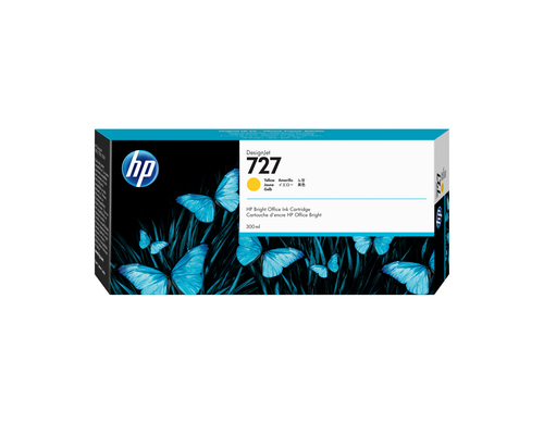 HP 727 300-ml Yellow DesignJet Ink Cartridge HP 727 300-ml Yellow DesignJet Ink Cartridge