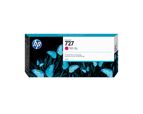 HP 727 300-ml Magenta DesignJet Ink Cartridge HP 727 300-ml Magenta DesignJet Ink Cartridge