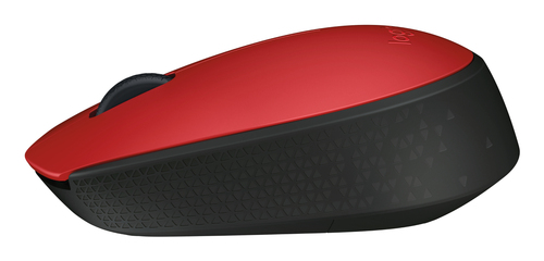 Logitech M170 schwarz, rot Maus, Beidhändig, Büro Logitech M170 schwarz, rot Maus, Beidhändig, Büro