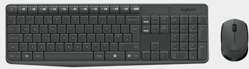 Logitech MK235 grau Tastatur, Layout: Portuguesisch Logitech MK235 grau Tastatur, Layout: Portuguesisch