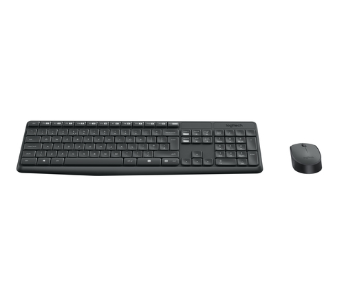LOGITECH MK235 Wireless Keyboard and Mouse Combo Grey (ELL)