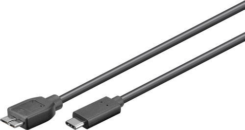 USB-C™ auf Micro-B 3.0 Kabel, schwarz USB-C™ auf Micro-B 3.0 Kabel, schwarz