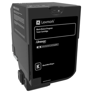 Lexmark 74C20K0, original, schwarz, Toner Lexmark 74C20K0, original, schwarz, Toner
