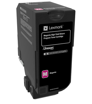 Lexmark 74C2HM0, original, magenta, Toner Lexmark 74C2HM0, original, magenta, Toner