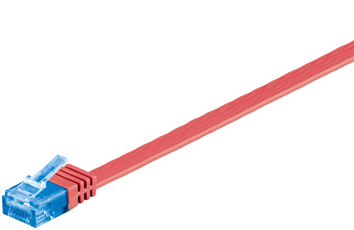 2m Patchkabel Cat6a, U/UTP, rot, Goobay 2m Patchkabel Cat6a, U/UTP, rot, Goobay