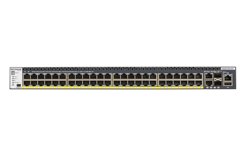 NETGEAR GSM4352PA L2/L3/L4 Managed Switch, 48x RJ-45, Backplane: 128 Gbit/s, PoE NETGEAR GSM4352PA L2/L3/L4 Managed Switch, 48x RJ-45, Backplane: 128 Gbit/s, PoE