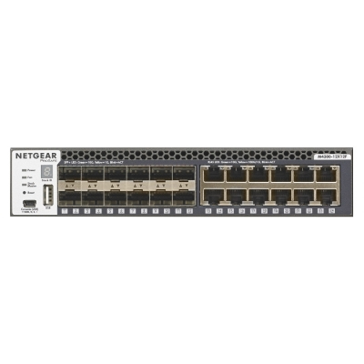 NETGEAR M4300-12X12F L2&sol;L3 Managed Switch&comma; 12x RJ-45&comma; Backplane&colon; 480 Gbit&sol;s