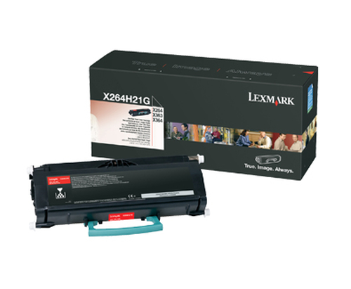 Lexmark X264H21G, original, schwarz, Toner Lexmark X264H21G, original, schwarz, Toner