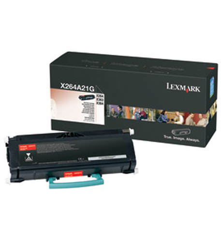 Lexmark X264A21G, original, schwarz, Toner Lexmark X264A21G, original, schwarz, Toner