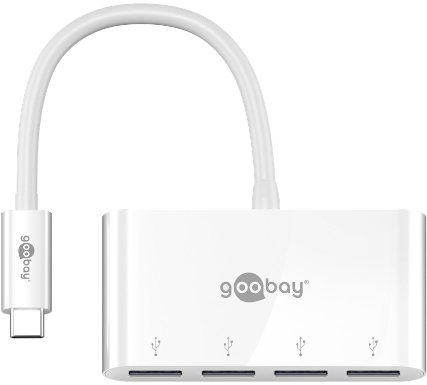goobay USB-C&sol; USB 3&period;1 - 4x USB 3&period;0 A-Buchse Hub