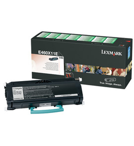 Lexmark E460X11E&comma; original&comma; schwarz