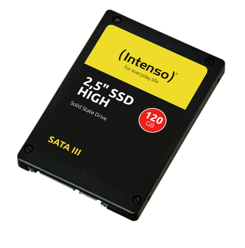 120 GB SSD Intenso High&comma; lesen&colon; 520 MB&sol;s&comma; schreiben&colon; 480 MB&sol;s