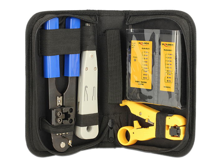 DeLock Netzwerk Werkzeugset im Etui 