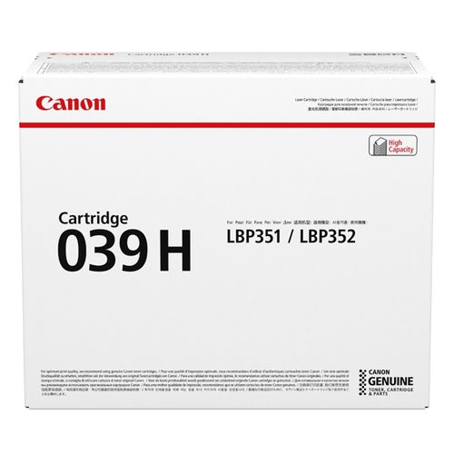 Canon 039H&comma; original&comma; schwarz&comma; Toner