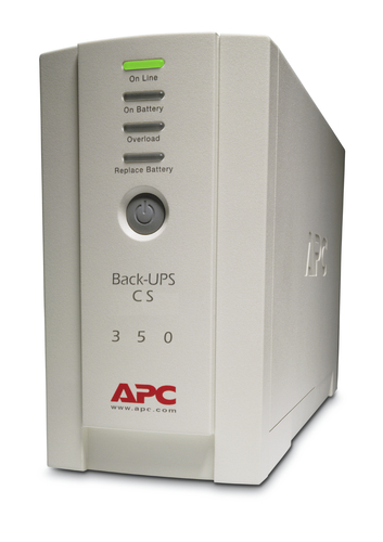 APC Back-UPS Tower 0,35 kVA, Standby (Offline), 210 W APC Back-UPS Tower 0,35 kVA, Standby (Offline), 210 W