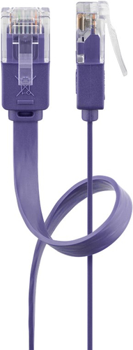 2m Patchkabel Cat6, U/UTP, violett, Kupfer, Goobay 2m Patchkabel Cat6, U/UTP, violett, Kupfer, Goobay