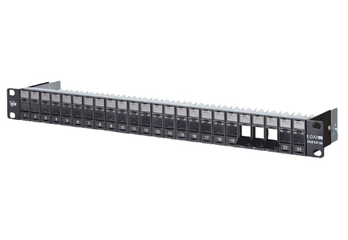 METZ CONNECT Keystone 48,26cm 19Zoll Modulträger 1HE 24 Port schwarz unbestuckt geschirmt METZ CONNECT Keystone 48,26cm 19Zoll Modulträger 1HE 24 Port schwarz unbestuckt geschirmt