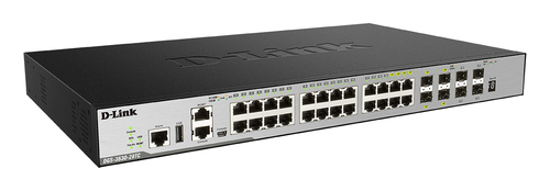 D-Link DGS-3630-28TC L3 Managed Switch&comma; 20x RJ-45&comma; Backplane&colon; 128 Gbit&sol;s