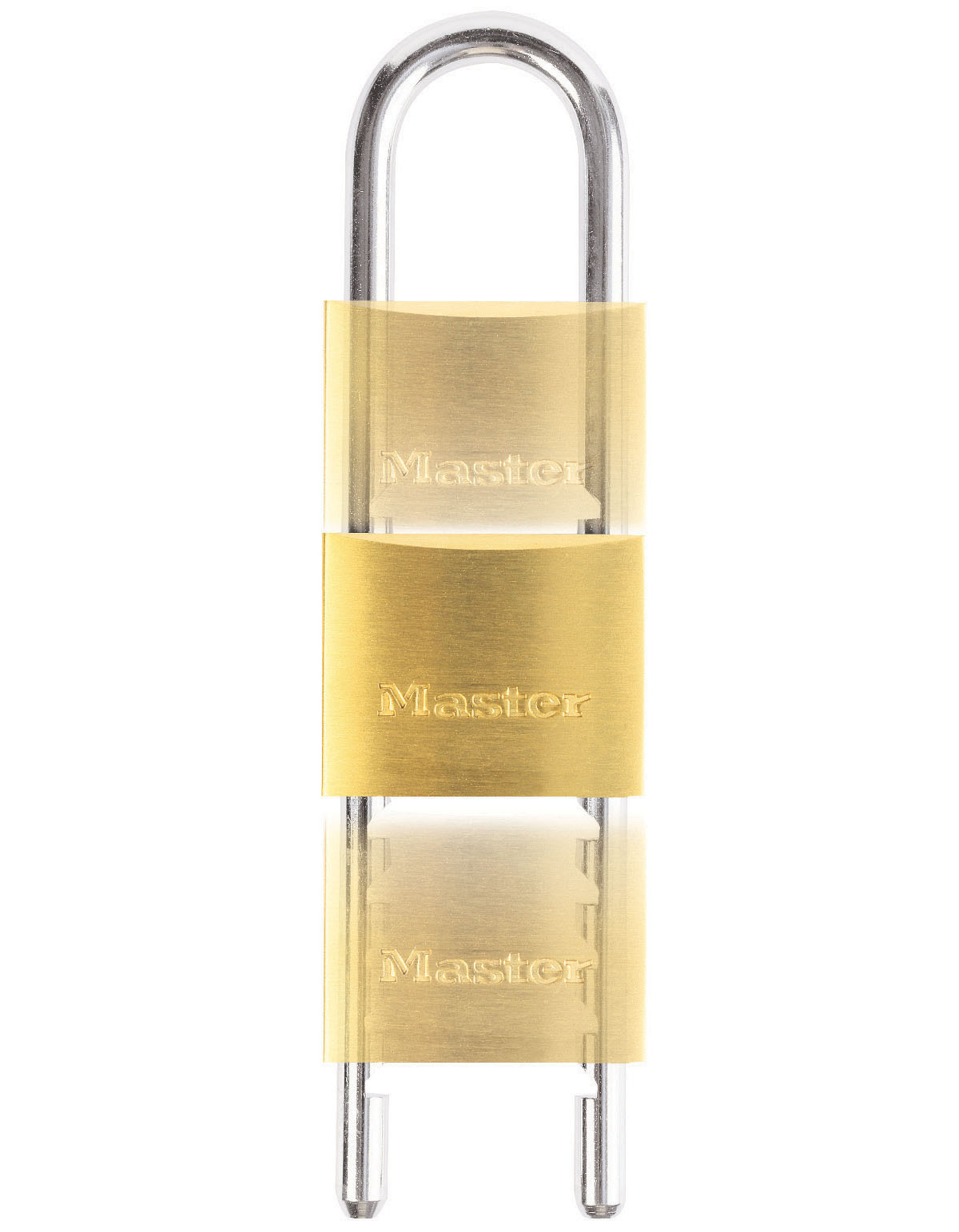 MASTER LOCK 50 mm breites Vorhngeschloss mit Gehuse aus Massivmessing mit verstellbarem Bgel von 70 bis 155 mm MASTER LOCK 50 mm breites Vorhngeschloss mit Gehuse aus Massivmessing mit verstellbarem Bgel von 70 bis 155 mm