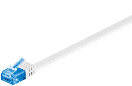 1m Patchkabel Cat6a, U/UTP, weiß, Goobay 1m Patchkabel Cat6a, U/UTP, weiß, Goobay