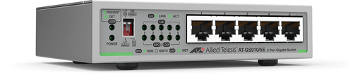 Allied Telesis AT-GS910/5E-30 Unmanaged Switch, 5x RJ-45, Backplane: 10 Gbit/s Allied Telesis AT-GS910/5E-30 Unmanaged Switch, 5x RJ-45, Backplane: 10 Gbit/s