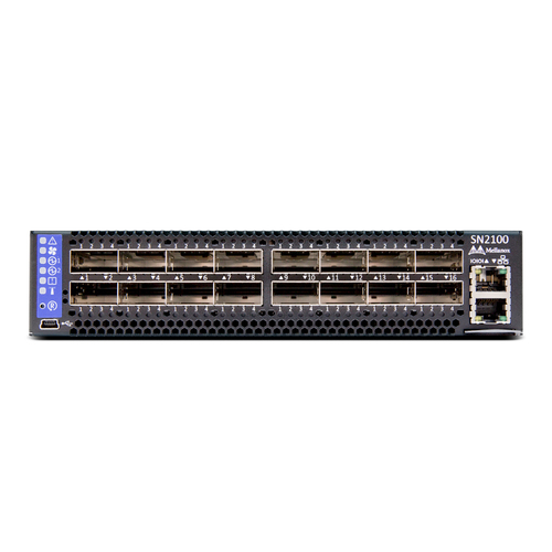 Nvidia MSN2100-CB2RC L3 Managed Switch, x RJ-45, Backplane: 3200 Gbit/s Nvidia MSN2100-CB2RC L3 Managed Switch, x RJ-45, Backplane: 3200 Gbit/s