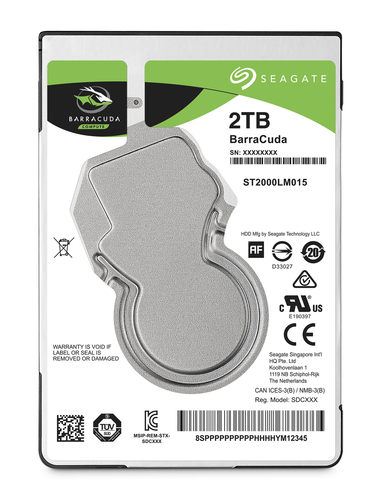 2 TB HDD Seagate BarraCuda 2&period;5"