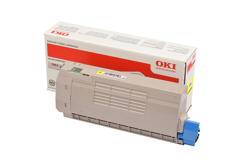 OKI 46507613&comma; original&comma; gelb&comma; LED-Druck
