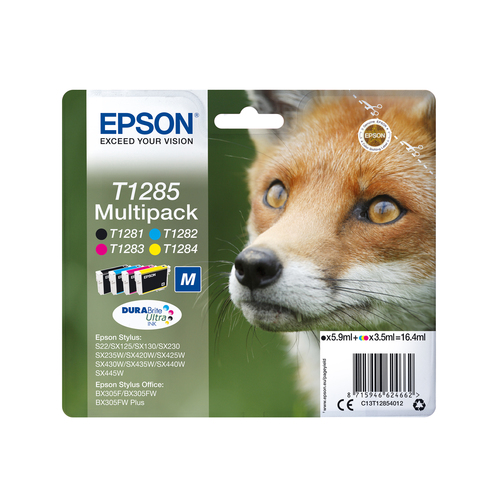 Epson T1281&comma; original&comma; schwarz&comma; Tinte