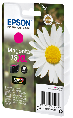 Epson C13T18134012, original, magenta, Tinte Epson C13T18134012, original, magenta, Tinte