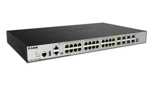 D-Link DGS-3630-28TC L3 Managed Switch, 20x RJ-45, Backplane: 128 Gbit/s D-Link DGS-3630-28TC L3 Managed Switch, 20x RJ-45, Backplane: 128 Gbit/s