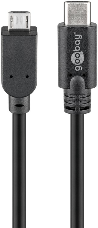 0,6m USB 2.0-Kabel, Typ-C auf Typ-B-Micro 0,6m USB 2.0-Kabel, Typ-C auf Typ-B-Micro