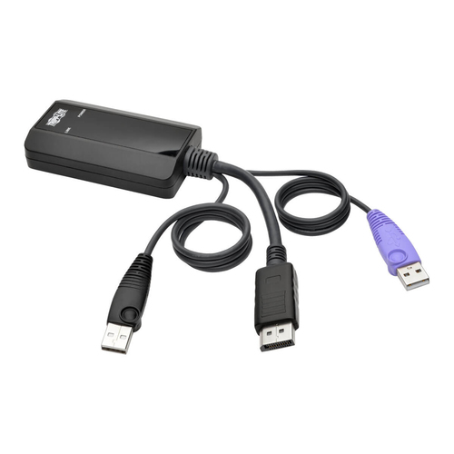 Tripp Lite B055-001-UDP Tastatur&sol;Video&sol;Maus &lpar;KVM&rpar;-Kabel Schwarz&comma; Violett