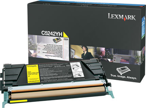 Lexmark Yellow High Yield Toner Cartridge for C524, original, gelb Lexmark Yellow High Yield Toner Cartridge for C524, original, gelb
