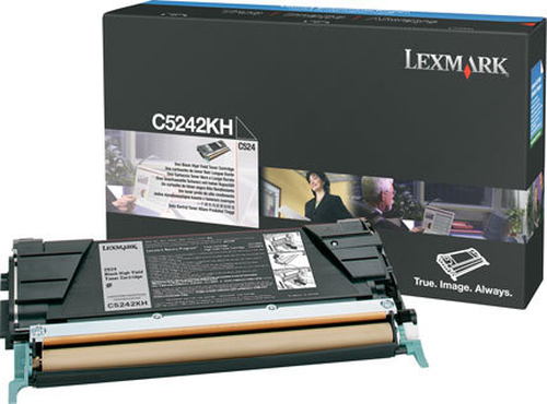Lexmark Black High Yield Toner Cartridge for C524, original, schwarz Lexmark Black High Yield Toner Cartridge for C524, original, schwarz